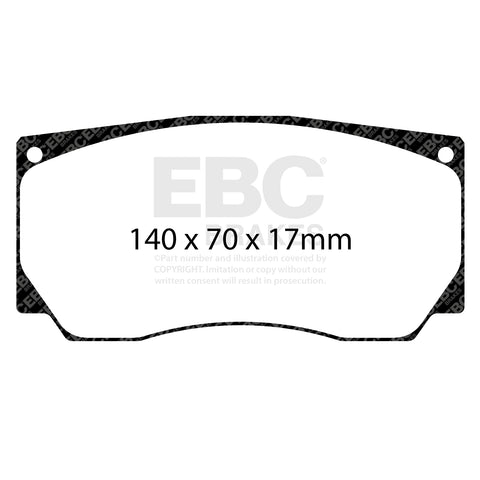 EBC SR Series Race Pads DP8085.26SR11 Front Image 4