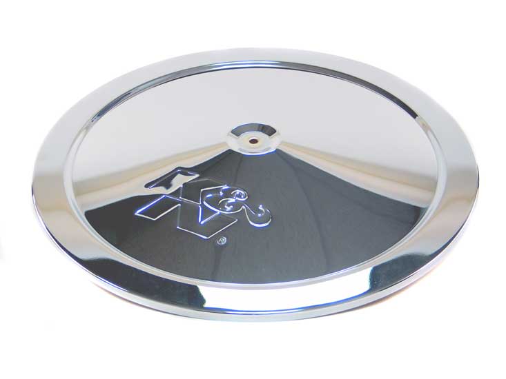K&N 16 Inch Chrome Air Filter Top Plate (07377)