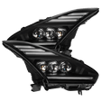 09-25 Nissan GT-R NOVA-Series LED Projector Headlights Black | AlphaRex