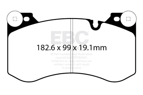 EBC Racing RP-X Track and Race Brake Pads (DP82454RPX) Image 4