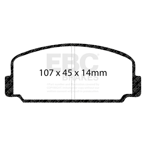 EBC Brakes Pad and Disc Kit (PDKF1928) Image 4