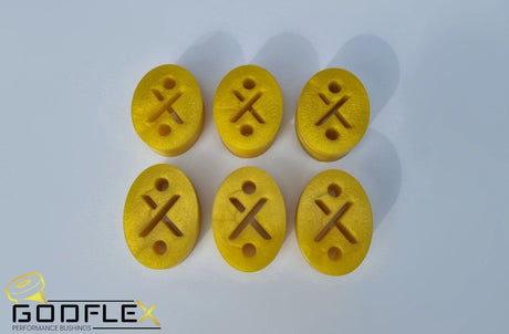 Ford Focus MK2 ST & RS (2005-2010) Exhaust Mount Hanger Bushes Uprated Rigid Poly