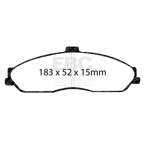 EBC Brakes Pad and Disc Kit (PDKF826) Image 4