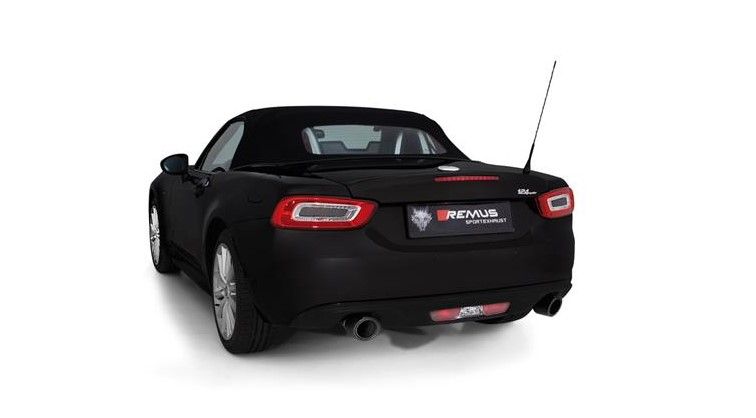 Axle-back Sport Exhaust for Fiat 124 Spider