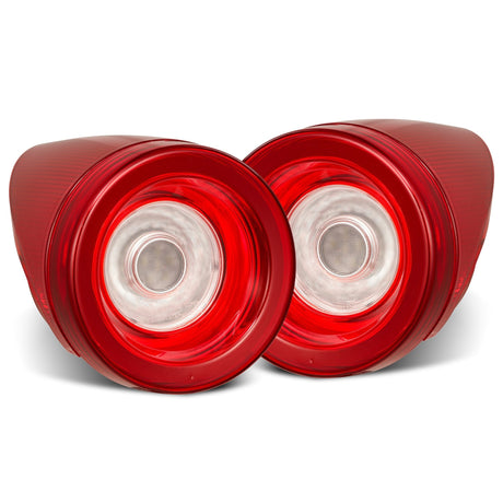 10-15 Ferrari 458 NOVA-Series Prismatic LED Tail Lights Red Clear | AlphaRex