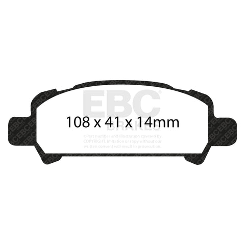 EBC Brakes Pad and Disc Kit (PDKR819) Image 3
