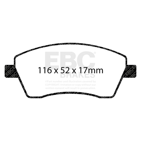 EBC Brakes Pad and Disc Kit (PDKF539) Image 3