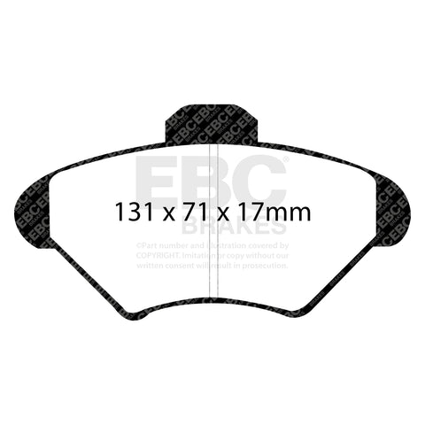 EBC Brakes Pad and Disc Kit (PD08KF242)