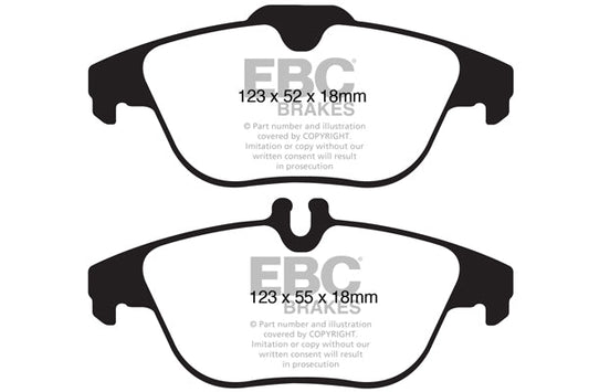 EBC Brakes Pad and Disc Full vehicle Kit (PD40K1180)