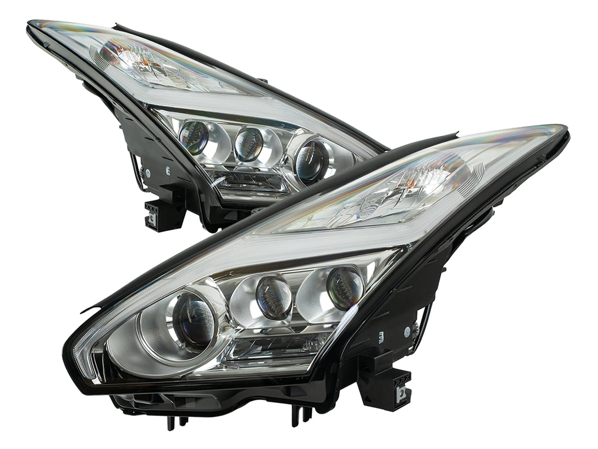Genuine 2017+ Nissan GTR OEM LED Front Headlights - FD Racing
