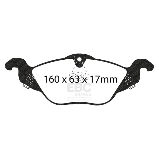 EBC Brakes Pad and Disc Full vehicle Kit (PD40K1414)