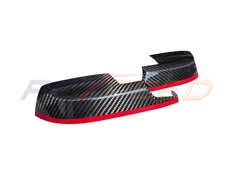 Rexpeed VA Dry Carbon Lower Mirror Covers Red Line for WRX / STI