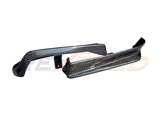Rexpeed VA STI Style Rear Bumper Extensions Carbon