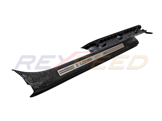 Rexpeed VA WRX/STI Carbon Fiber STI Front Scuff Plate Full Replacement