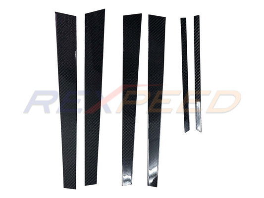 Rexpeed CF Pillars for Mitsubishi Lancer Evolution