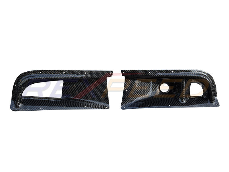 Rexpeed FRP Air/Oil Cooler Ducts Evo 8