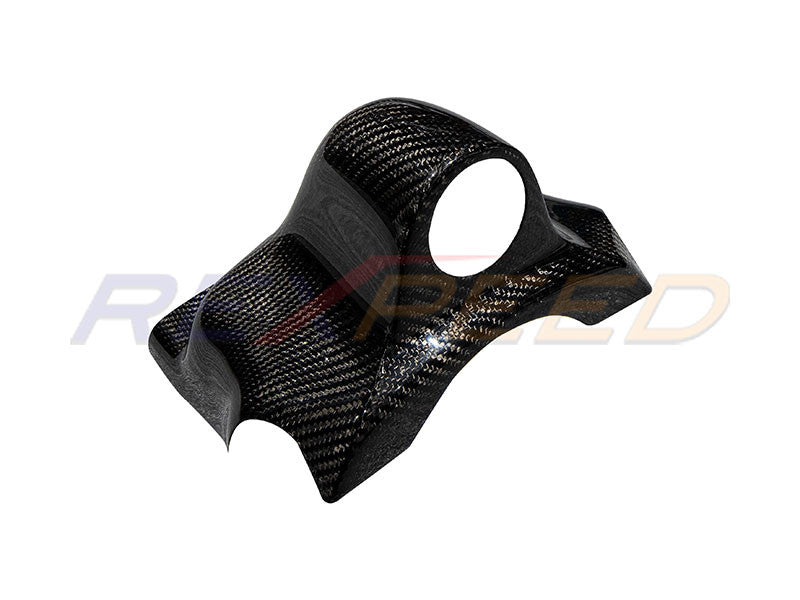 Rexpeed Evo X Steering Wheel CF Pod Single for Mitsubishi Lancer Evolu