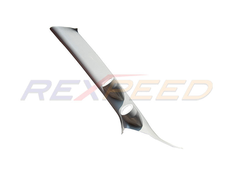 Rexpeed Evo X Double Pillar Pod ABS Black for Mitsubishi Lancer Evolut