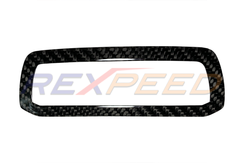 Rexpeed Carbon Fiber Cluster Switch Panel Badge for Toyota Supra