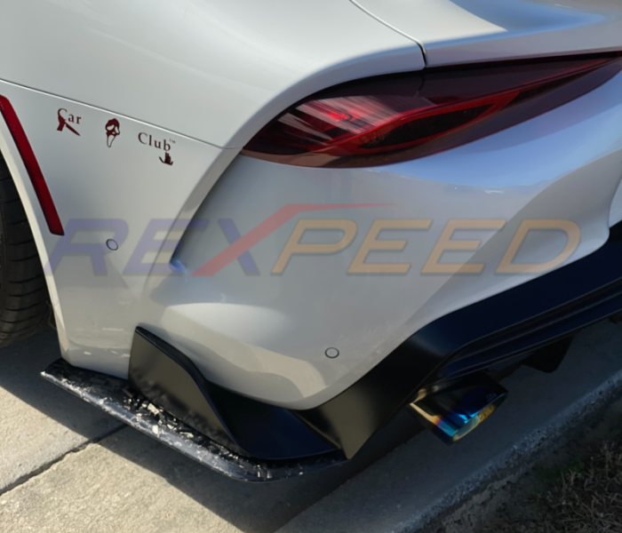 Rexpeed V2 Forged Carbon Side Spats Gloss for Toyota Supra