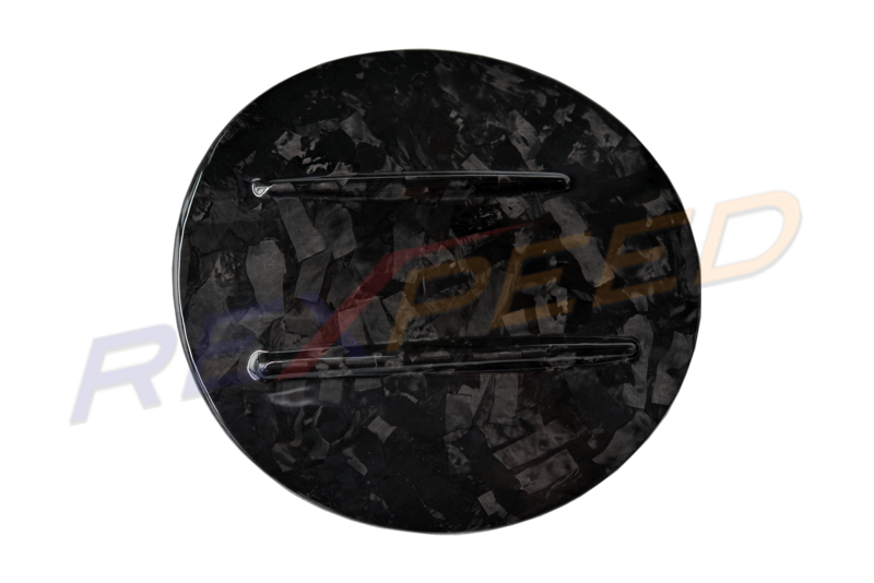 Rexpeed Forged Carbon Fuel Door Cover Gloss for Toyota Supra