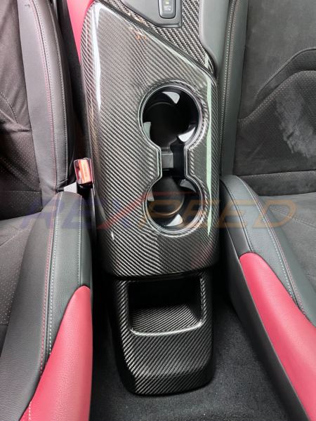 Rexpeed Supra GR Dry Carbon Armrest Cover Gloss