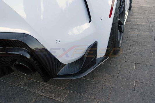 Rexpeed Supra GR V2 CF Rear Bumper Side Spats Artisan for Toyota