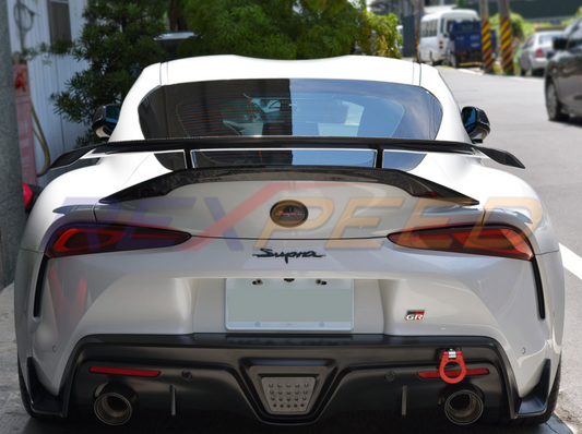 Rexpeed V3 Carbon Fibre Rear Wing Matte for Toyota Supra