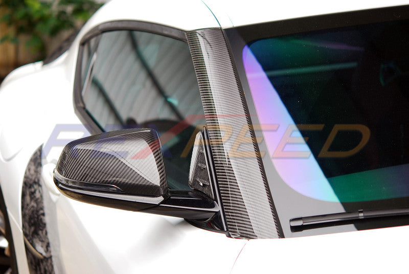 Rexpeed Dry Carbon A Pillar Cover Matte for Toyota Supra