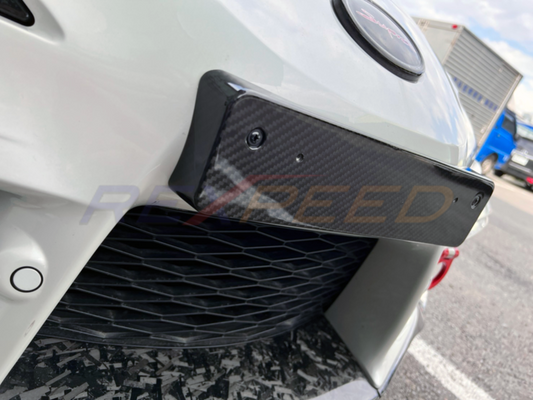 Rexpeed Supra GR Dry Carbon Licence Plate Bracket Gloss