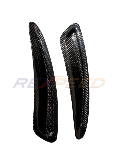 Rexpeed Supra GR Dry Carbon Hood Vent Covers Gloss
