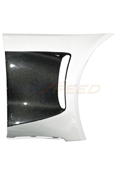 Rexpeed Front Fender Duct Panel Matte Carbon Paint for Toyota Supra