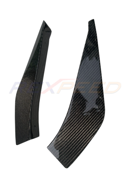 Rexpeed V5 Carbon Fibre Front Canards Matte for Toyota Supra