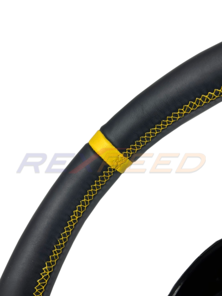Rexpeed Supra GR Black Leather Steering Wheel for Toyota Supra