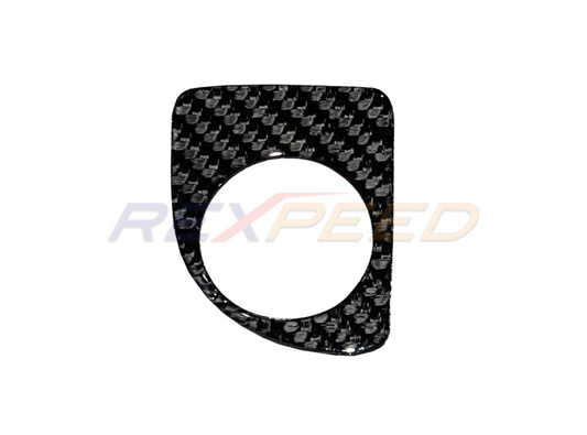 Rexpeed Carbon Fibre Shift Panel Badge for Toyota Supra