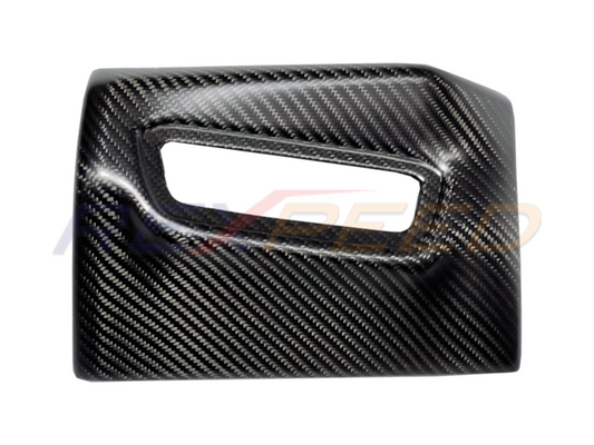 Rexpeed Dry Carbon Light Button Trims Gloss for Toyota Supra