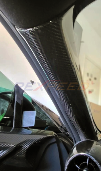Rexpeed Carbon Fibre A-Pillar Covers for GR86/BRZ 2022+