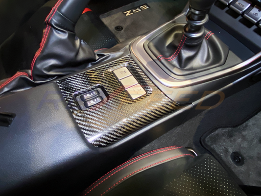 Rexpeed MT Dry Carbon Shift Buttons Trim for BRZ/GR86