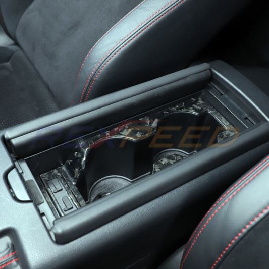 Rexpeed Forged Carbon Center Cup Holder Frame for GR86/BRZ