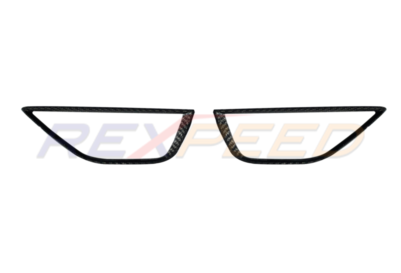 Rexpeed Dry Carbon Interior Door Handle Frame Cover for GR86 / BRZ