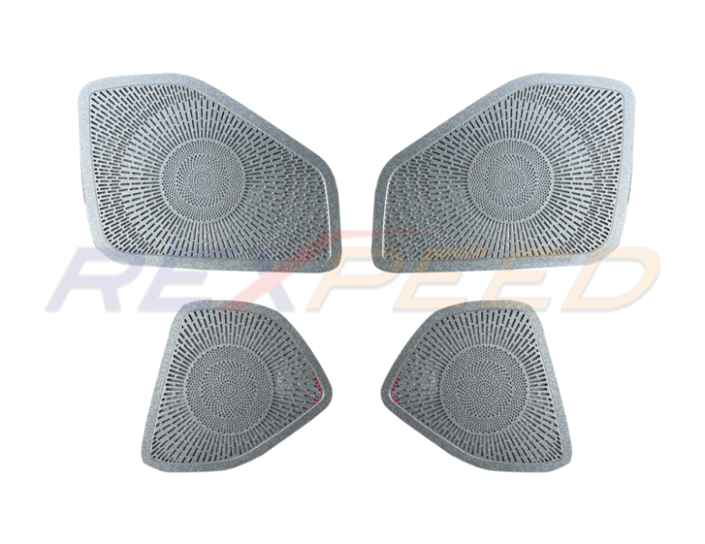 Rexpeed Silver Door Audio Speaker Cover Trim for GR86 / BRZ 2022+