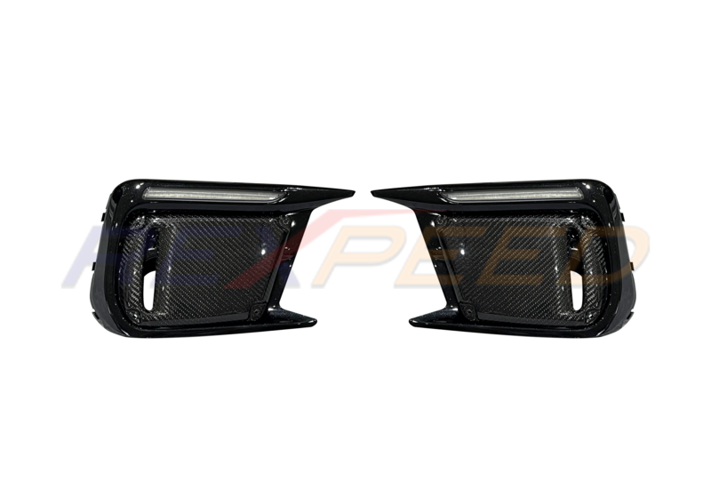 Rexpeed Carbon Fog Light Covers with DRL for Subaru WRX/STI VA