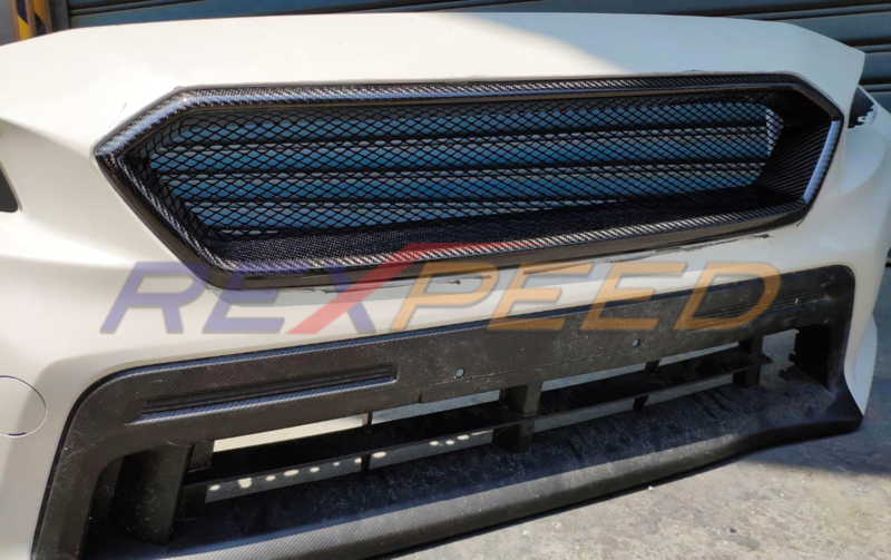 Rexpeed CS-Style Carbon Fiber Front Grille for Subaru WRX/STI