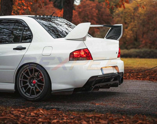 Rexpeed JDM 9 V-Style Diffuser for Mitsubishi Lancer Evolution