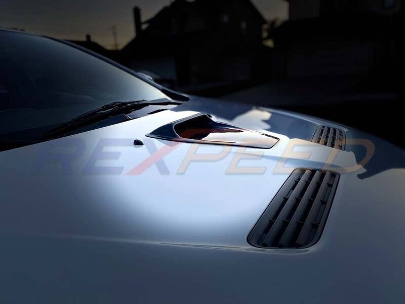 Rexpeed Evo X Cwest Style Hood Scoop for Mitsubishi Lancer Evolution