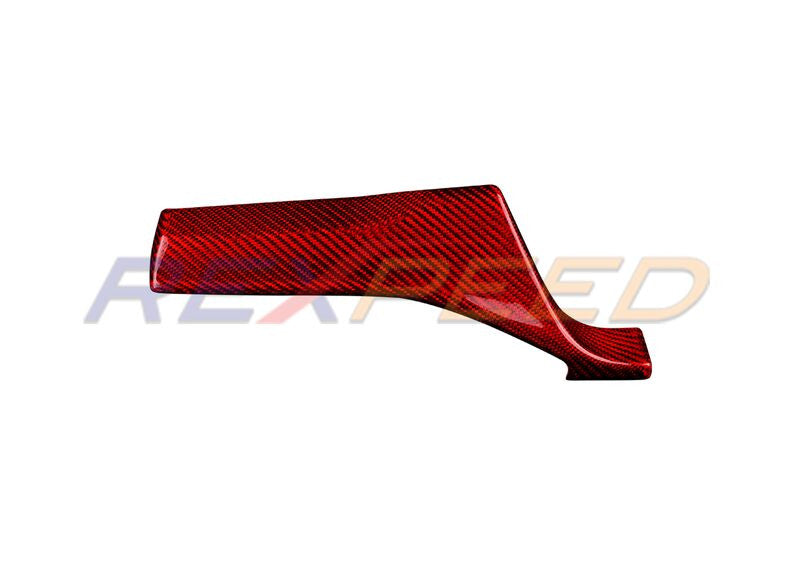 Rexpeed Dry Carbon Dash Covers Red (LHD) for Subaru WRX