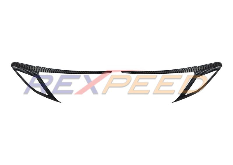 Rexpeed Dry Carbon Headlight Eyelid Full Wrap w/ Signals