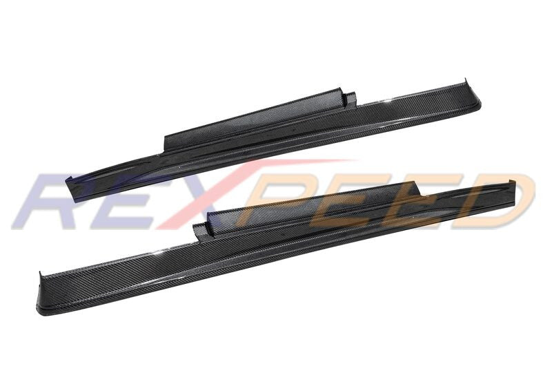 Rexpeed V3 Carbon Fiber Side Skirt Extensions for Nissan GT-R