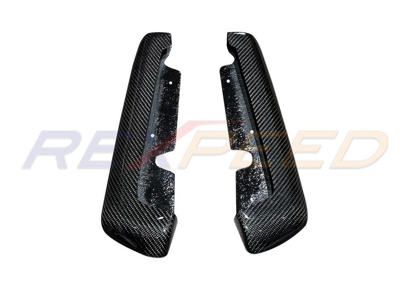 Rexpeed VA Chargespeed Style Rear Bumper Extensions Carbon for WRX