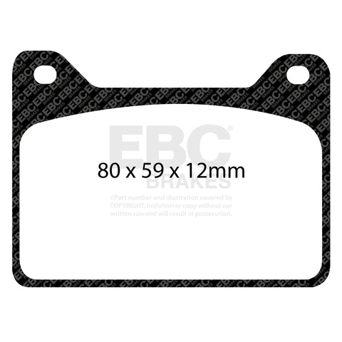 EBC Racing RP-X Track and Race Brake Pads (DP8057RPX) Image 4